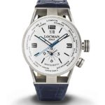 LOCMAN Watch World Dual Time Men’s Automatic Chronograph 44mm Case White Dial