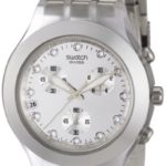 Swatch Diaphane Chronograph Blooded Silver Mens Watch SVCK4038G