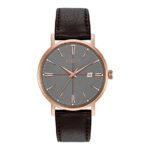 Bulova Men’s Classic Watch With Brown Leather Strap