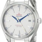 Omega Men’s 23110422102004 Seamaster150 Analog Display Swiss Automatic Silver Watch