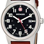 Wenger Men’s 72800 Analog Display Swiss Quartz Brown Watch
