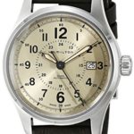 Hamilton Men’s H70595523 Khaki Field Analog Swiss Automatic Brown Leather Watch