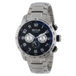 Sector Men’s R3253575002 Racing Analog Stainless Steel Watch with Triple-Link Bracelet