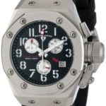 Swiss Legend Women’s 10535-01 Trimix Diver Chronograph Black Dial Black Silicone Watch