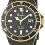 Freelook Men’s HA1438-8 Sea Diver Military Green with Black Bezel Watch