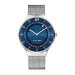 Danish Design IQ68Q1050 Mesh Stainless Steel Band Blue Dial Men’s Watches