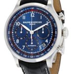 Baume and Mercier Blue Dial Chronograph Automatic Mens Watch MOA10065