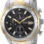 GUESS Men’s Stainless Steel Two-Toned Casual Watch, Color: Silver/Gold (Model: U0746G3)