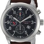 Momentum Men’s ‘Chronograph Collection’ Quartz Stainless Steel and Leather Casual Watch, Color:Brown (Model: 1M-SN34BS2C)