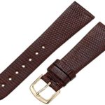Hadley-Roma Men’s MSM700SB-200 20-mm Short Brown Genuine Lizard Leather Watch Strap