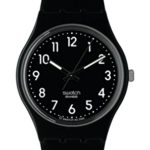 Swatch Men’s Gent GB247R Black Silicone Quartz Watch
