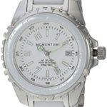 Momentum Women’s Quartz Stainless Steel and Ceramic Diving Watch, Color:Silver-Toned (Model: 1M-DN63WS0C)