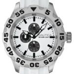 Nautica Men’s N15583G BFD 100 Multifunction White Resin Watch