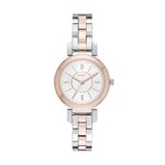 DKNY Women’s ‘Ellington’ Quartz Stainless Steel Casual Watch, Color:Silver-Toned (Model: NY2593)