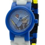 LEGO Star Wars 8020356 Luke Skywalker Kids Buildable Watch with Link Bracelet and Minifigure | blue/black| plastic | 28mm case diameter| analog quartz | boy girl | official