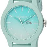 Lacoste Women’s ‘L.12.12.’ Quartz Resin and Silicone Casual Watch, Color:Green (Model: 2000990)
