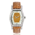 Croton Women’s CN207514TNTI Honey Brown Leather Watch