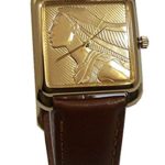 Pocahontas Pedre Watch Disney 18K Gold Medallion Limited Ed Wristwatch