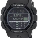 Rip Curl Men’s Quartz Plastic and Polyurethane Sport Watch, Color:Black (Model: A1133MID1SZ)
