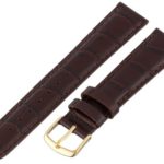Hadley-Roma Men’s MSM835RB-180 18-mm Brown Genuine Italian Calfskin Leather Watch Strap