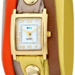 La Mer Collections Women’s LMLWMIX1001 Woodstock Mix-Up Layer Wrap Watch