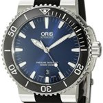Oris Men’s ‘Aquis’ Swiss Automatic Stainless Steel Diving Watch (Model: 73376534135RS)