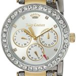 Juicy Couture Women’s ‘CALI’ Quartz Stainless Steel Casual Watch, Color:Two Tone (Model: 1901506)