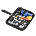 145 PCS Watch Repair Tool Kit Case Portable Watch Back Removing Tool with a Free Hammer