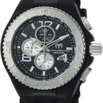 Technomarine Men’s ‘Cruise’ Quartz Stainless Steel and Silicone Casual Watch, Color:Black (Model: TM-115307)