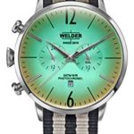 Welder Moody Stone Reversible Nylon Dual Time Watch with Date 45mm