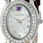 CROTON Women’s CN207537PPMP Balliamo February Birthstone Analog Display Quartz Purple Watch