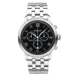 Montblanc Tradition Chronograph Black Dial Mens Watch 117048