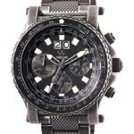 REACTOR Men’s ‘Valkyrie’ Quartz and Stainless-Steel-Plated Sport Watch, Color:Black (Model: 81601)