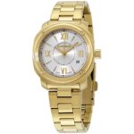 Wenger Silver Dial Gold Tone Stainless Steel Ladies Watch 011121113
