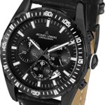 Jacques Lemans Liverpool 1-1801F 41mm Ion Plated Stainless Steel Case Black Calfskin Mineral Men’s Watch