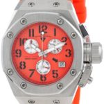 Swiss Legend Women’s 10535-06 Trimix Diver Chronograph Orange Dial Orange Silicone Watch