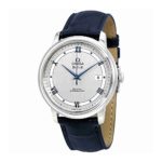 Omega De Ville Automatic Co-Axial Chronometer Blue Leather Strap 424.13.40.20.02.003