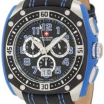 Swiss Military Calibre Men’s 06-4F1-04-003 Flames Chronograph Blue Leather Date Watch