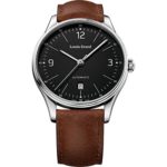LOUIS ERARD MEN’S HERITAGE 41MM LEATHER BAND AUTOMATIC WATCH 69287AA02.BAAC82