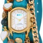 La Mer Collection’s Women’s LMMULTI1009 Paris Heart Wrap Watch