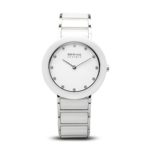 BERING Time 11435-754 Womens Ceramic Collection Watch with Stainless steel Band and scratch resistant sapphire crystal. Designed in Denmark.