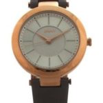 Dkny Ny2296 Stanhope Gray Leather Strap Watch Watch For Women