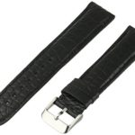 Hadley-Roma Men’s MS2010RA-200 20-mm Black Genuine Alligator Leather Watch Strap