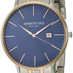 Kenneth Cole New York Men’s ‘Classic’ Quartz Stainless Steel Dress Watch, Color:Two Tone (Model: KC15095002)