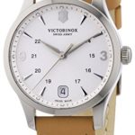 Victorinox Swiss Army Alliance Silver Dial Beige Leather Ladies Watch 241541