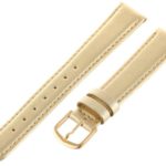 Hadley-Roma Women’s LSL708RY-140 14-mm Gold Genuine Leather Watch Strap