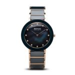 BERING Time 11435-767 Womens Ceramic Collection Watch with Stainless steel Band and scratch resistant sapphire crystal. Designed in Denmark.
