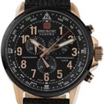 Swiss Military Hanowa Watch 06-4297.09.007 – Leather Gents Quartz Chronograph