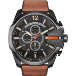 Diesel Watches Mega Chief Leather Watch