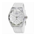 Technomarine Men’s TM-115209 Cruise Monogram Analog Display Swiss Quartz White Watch